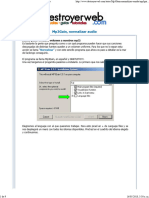 Destroyerweb Manual MP3 Gain, Normalizar Audio Sonido JM20352 Col