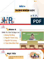 Bài 4 - Tuyển dụng NNL