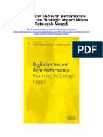 Digitalization and Firm Performance Examining The Strategic Impact Milena Ratajczak Mrozek Full Chapter