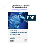 Multi Body Kinematics and Dynamics With Lie Groups Chevallier Full Chapter