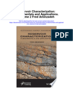 Download Reservoir Characterization Fundamentals And Applications Volume 2 Fred Aminzadeh all chapter