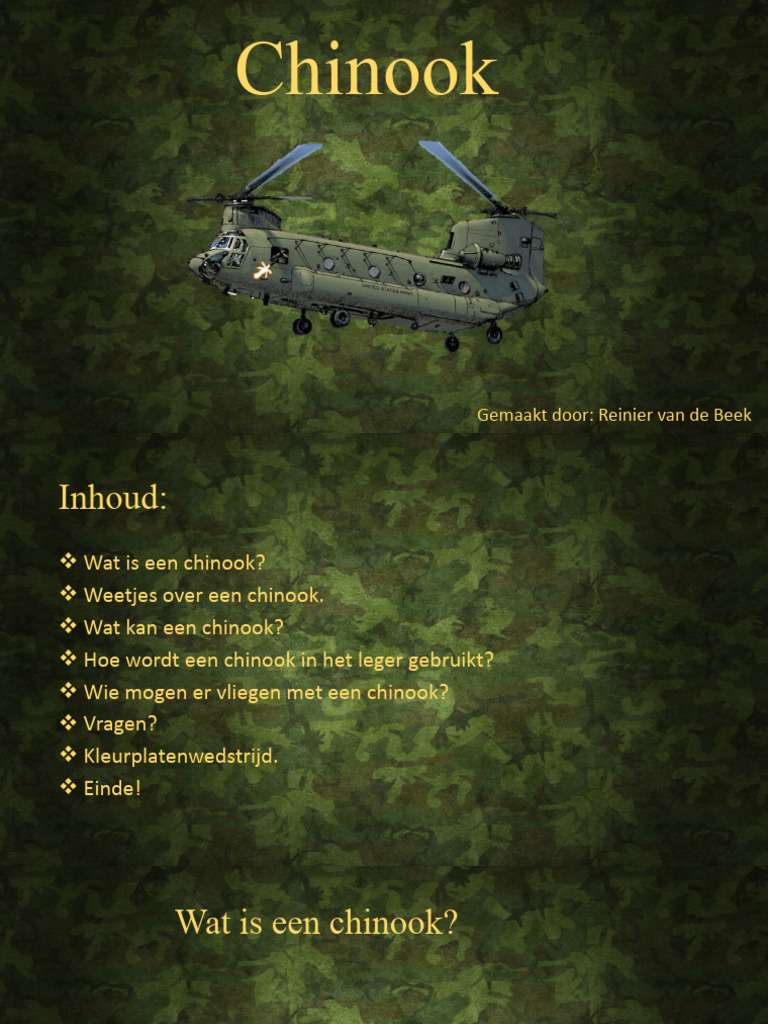 Powerpoint Chinook | PDF