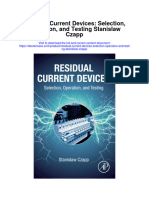 Download Residual Current Devices Selection Operation And Testing Stanislaw Czapp all chapter