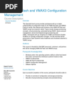 VMAX All Flash and VMAX3 Configuration Management Course Description