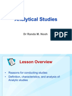 7 Analytic Studies