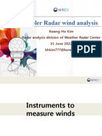 Doppler Radar Wind Analysis