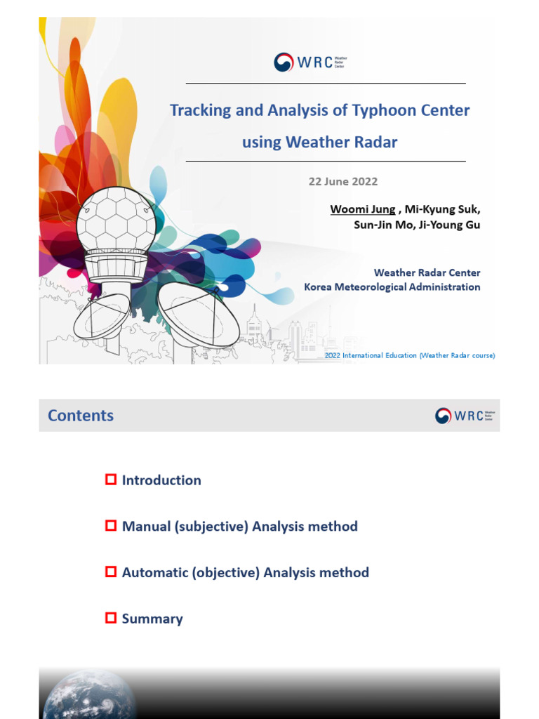 Typhoon Center Tracking via Radar | PDF | Tropical Cyclones | Radar