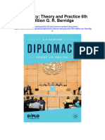 Diplomacy Theory and Practice 6Th Edition G R Berridge Full Chapter