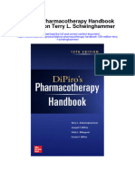 Dipiros Pharmacotherapy Handbook 12Th Edition Terry L Schwinghammer Full Chapter