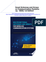 Download Multifunctional Antennas And Arrays For Wireless Communication Systems Wiley Ieee 1St Edition full chapter