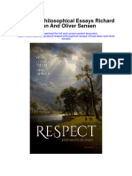 Respect Philosophical Essays Richard Dean and Oliver Sensen All Chapter