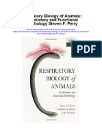 Respiratory Biology of Animals Evolutionary and Functional Morphology Steven F Perry All Chapter