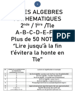 BASE ALGEBRE MATHEMATIQUE 2nde-1ere-Tle by DJAHA