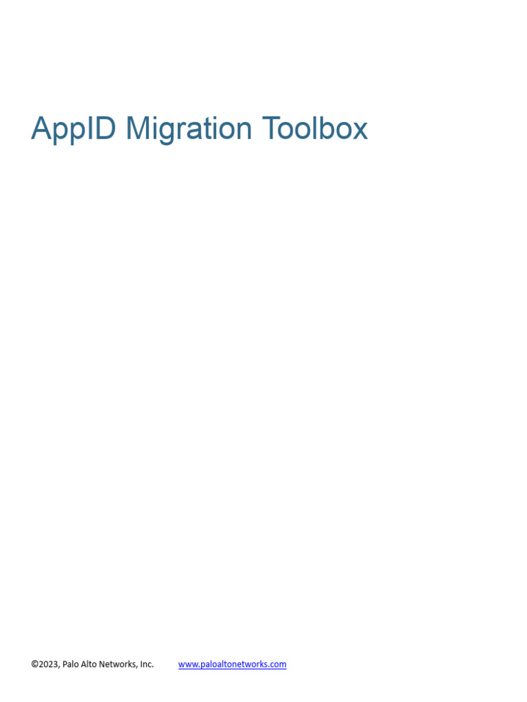 AppID Toolbox - PAN-OS-PHP | PDF | Command Line Interface | Computer ...