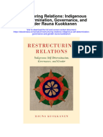 Restructuring Relations Indigenous Self Determination Governance and Gender Rauna Kuokkanen All Chapter