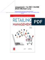 Download Retailing Management 11E Ise 11Th Ise Edition Michael Levy all chapter