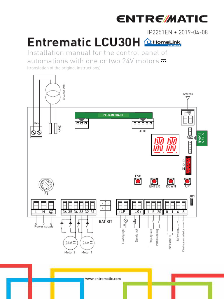 LCU30H Control Panel Technical Manual | PDF | Power Supply | Switch