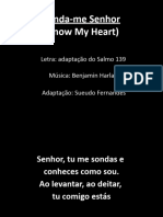 3 - Sonda-Me Senhor - Letra