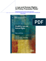 Download Disability Law And Human Rights Theory And Policy Franziska Felder full chapter
