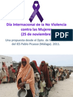 Día Internacional Dela Violencia de Género