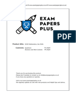 Sample Gcse Mathematics