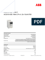 Ficha Tecnica-Acs310-03e-19a4-2 Variador Abb