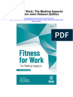Fitness For Work The Medical Aspects 6Th Edition John Hobson Editor Full Chapter
