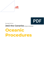 Jet2 the Canaries Oceanic Procedures