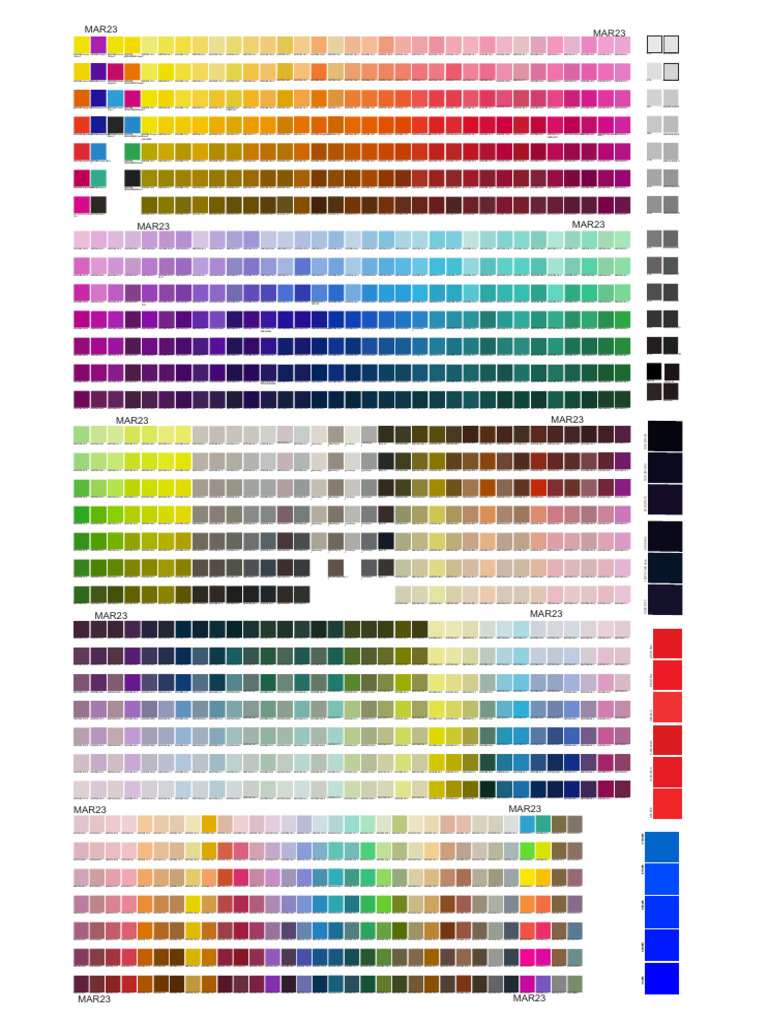 Comprehensive Pantone Color Guide | PDF | Image Processing | Vision