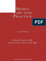 Adam Lewis - Jonathan Taylor - Sport - Law and Practice-Bloomsbury Professional (2021)