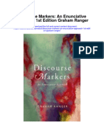 Download Discourse Markers An Enunciative Approach 1St Edition Graham Ranger full chapter