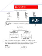 El Acento para Segundo de Primaria