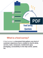 Food Surveys and Food Databases