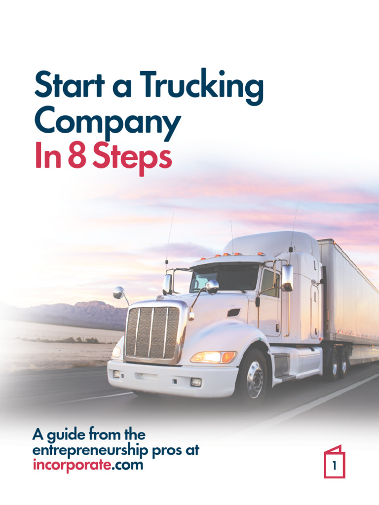 Start Your Trucking Company in 8 Steps | PDF | Insurance | Expense