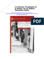 Download Wolfendens Women Prostitution In Post War Britain 1St Ed Edition Samantha Caslin all chapter