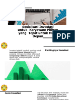 Sosialisasi Investasi Untuk Karyawan Pilihan Yang Tepat Untuk Masa Depan