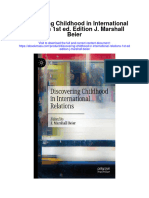 Download Discovering Childhood In International Relations 1St Ed Edition J Marshall Beier full chapter