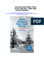 Download How Finland Survived Stalin From Winter War To Cold War 1939 1950 Kimmo Rentola full chapter