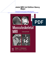 Musculoskeletal Mri 3Rd Edition Nancy Major Full Chapter