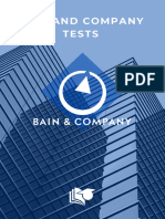 Bain and Company Tests