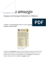 Idioma Amuzgo - Wikipedia, La Enciclopedia Libre