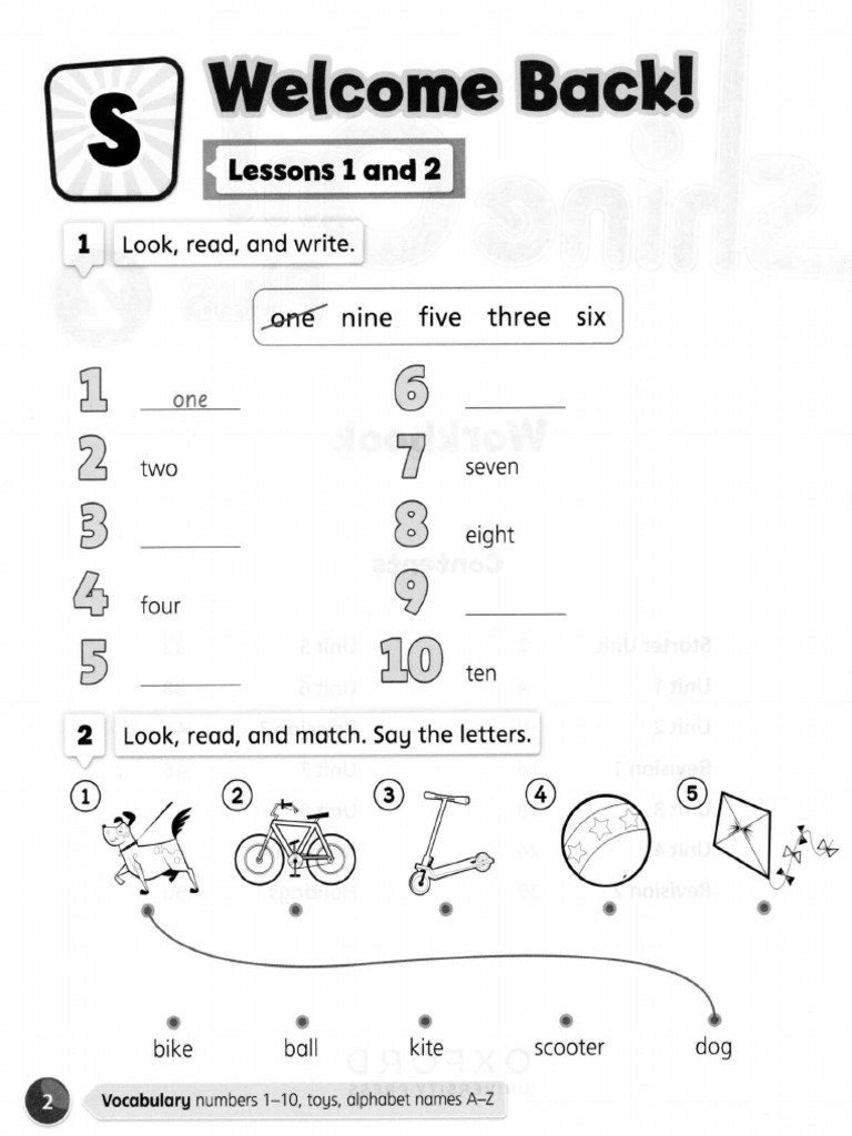 Shine on plus 2 workbook pdf