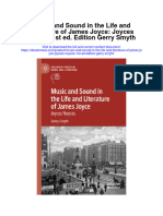 Download Music And Sound In The Life And Literature Of James Joyce Joyces Noyces 1St Ed Edition Gerry Smyth full chapter