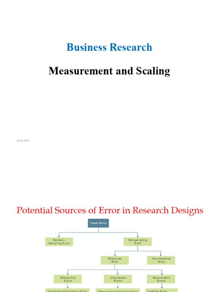 Measurement and Scaling | PDF | Level Of Measurement | Survey Methodology