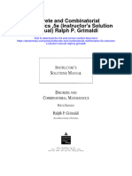 Discrete and Combinatorial Mathematics 5E Instructors Solution Manual Ralph P Grimaldi Full Chapter