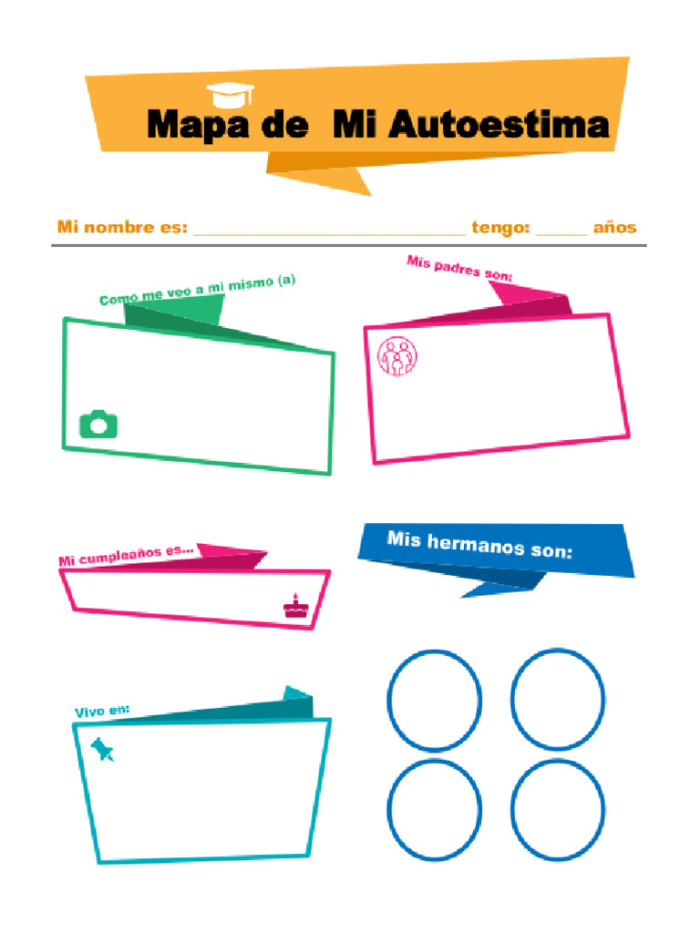 Mapa De Autoestima 6 7 8 Pdf