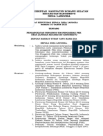 2.  SK PKK, LPM, Karang Taruna & Perangkat Desa