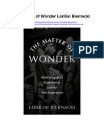 Download The Matter Of Wonder Loriliai Biernacki full chapter