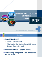 Surge Protective Devices (SPD) : Caw. Kej. Elektrik, Ip JKR Malaysia