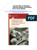 Women and The Rise of Nutrition Science in Interwar Britain and British Africa Lacey Sparks All Chapter